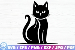 Cute Cat / Cat Face x100 Silhouette / Cricut / SVG BUNDLE Product Image 4