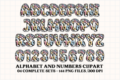 Back to School Alphabet png, letters doodle, school clipart Product Image 3