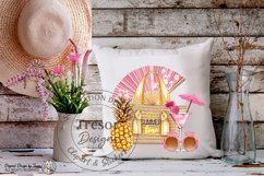 It's Summer Time Tropical Beach Design | Pink Vacation Vibes Product Image 11