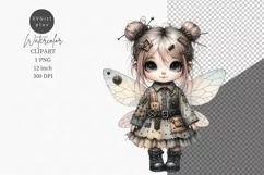 Fairy clipart, Punk clipart, Funny clipart Product Image 1