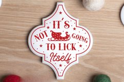 Naughty Christmas Arabesque Ornament SVG Bundle Product Image 8