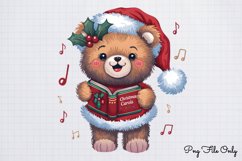 Christmas Teddy Bear Sublimation Clipart Bundle PNG Product Image 14