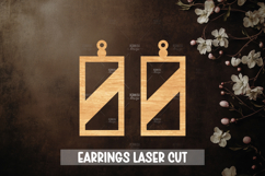 Style Laser Cut Earrings SVG File Product Image 1