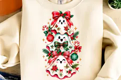 Funny Christmas Ghost PNG, Funny Christmas PNG, Christmas Product Image 2
