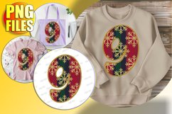 9 Doodle Letter Style Icon Merry Holiday Spirit! Product Image 1