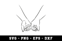Hand Shake SVG | SVG Cut files | Cricut Product Image 1