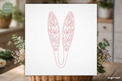 Easter Bunny Ears Laser Cut | Spring Decor | SVG Product Image 2
