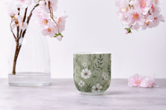 Olive Toile Digital Paper Pack, Vintage Floral Toile Product Image 9