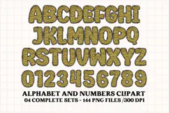 Animal Skin Alphabet png clipart, Texture letters doodle Product Image 3