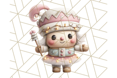 Playful Pink Nutcracker PNG, Pastel Christmas Clipart Product Image 5