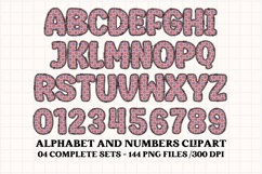 4th July Alphabet png clipart, independence letters doodle Product Image 3