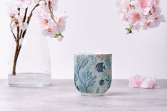 Coral Reef Seamless Patterns, Watercolor Ocean Digital Paper Product Image 9