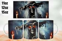 Halloween Mug Wrap Sublimation 11oz, 12oz, 15oz Product Image 1
