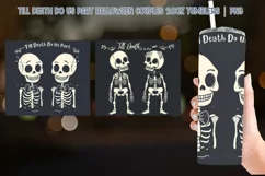 Couple Skeletons "Till Death Do Us Part" 20 oz Tumbler Product Image 2