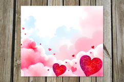 Love Heart | 4 valentine Skinny tumbler sublimation designs2 Product Image 5