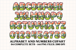 Kids Jungle Alphabet clipart, kids jungle letters doodle Product Image 3