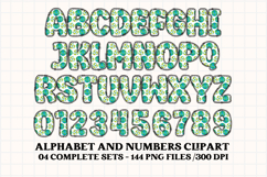 Earth Day Alphabet png clipart, earth day letters doodle Product Image 3