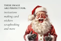 santa claus clipart, christmas clipart sublimation Product Image 3