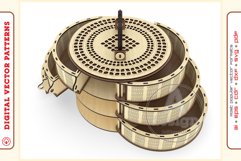Box Organizer v33 - laser cut file - Glowforge ready SVG Product Image 9
