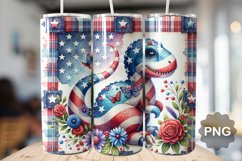 4th Of July Dinosaur Tumbler Bundle - 15 Designs Product Image 10