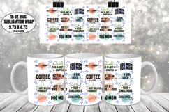 Motivational Mug Wrap Sublimation, Funny Mug Design Product Image 1