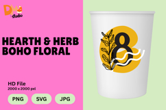 Hearth &amp; Herb Boho Floral Monogram Product Image 1