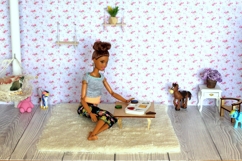 Miniature dollhouse wooden puzzle game digital download shap Product Image 9