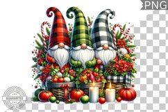 Christmas Gnome Sublimation - Clipart PNG Design Product Image 1