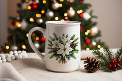 Christmas bouquets with poinsettias Product Image 6