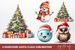 Hand Drawn Christmas Clipart Sublimation Product Image 1