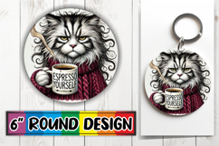 Joyful Keychain PNG Inspiration, Grumpy Cat Product Image 1