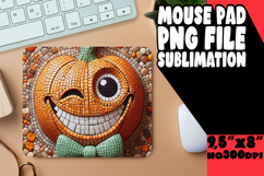 Bright Desk Pad Sublimation Ideas, Cute Pumpkin Product Image 1