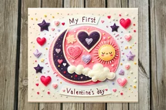Nursery Hearts | 4 Skinny tumbler sublimationd designs PL2 Product Image 5