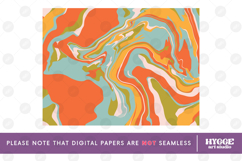 Retro Background Png Fluid Marble Paper Sublimation Bundle Product Image 3