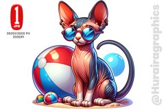 Sphynx Play with Ball - JPG File Product Image 1