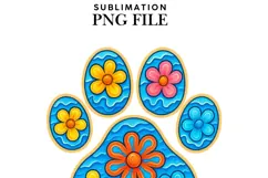 Paw Dog Print Sublimation PNG, Graphic Illustration Crafts Product Image 5