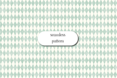Mint Harlequin Diamond Seamless Pattern Vintage Texture Art Product Image 1