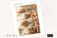 Fall Scene Printable Bookmark | Fall PNG Product Image 3