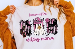 Preppy Coquette Halloween Witchy Mama PNG | Spooky Season Product Image 5