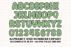 Baby Boy Alphabet PNG Clip Art, baby boy letters doodle Product Image 3