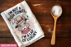 I&#039;m not a dish towel, I&#039;m a lap PNG, Funny Kitchen Di Product Image 1
