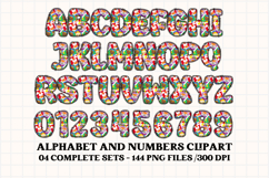 Back to School Alphabet png, letters doodle, school clipart Product Image 3