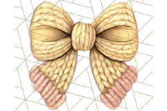 Fall Bow Clipart, Autumn Hair Bows PNG, Fall Ribbon Png Product Image 5