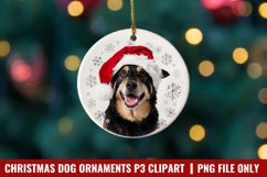 Breeds Of Christmas Dog Ornaments Clipart Bundle PNG Product Image 10