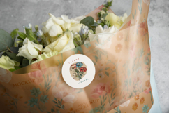 Dark Teal and Burnt Orange Wedding Flowers Clipart Bundle Product Image 9