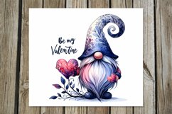 Valentine gnome | watercolor tumbler sublimation design Product Image 9