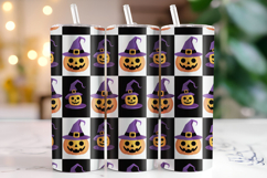Halloween Pumpkin Tumbler Wrap | Sublimation | Tumblers Product Image 1