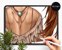 Ethnic Besties Clipart Portrait Creator Product Image 7