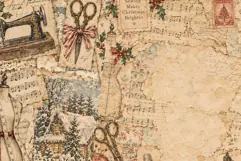 Sewing Christmas Junk Journal Pages Product Image 4