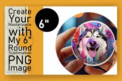 Canine Canvas Extravaganza: Colorful Dog Sublimation Product Image 1